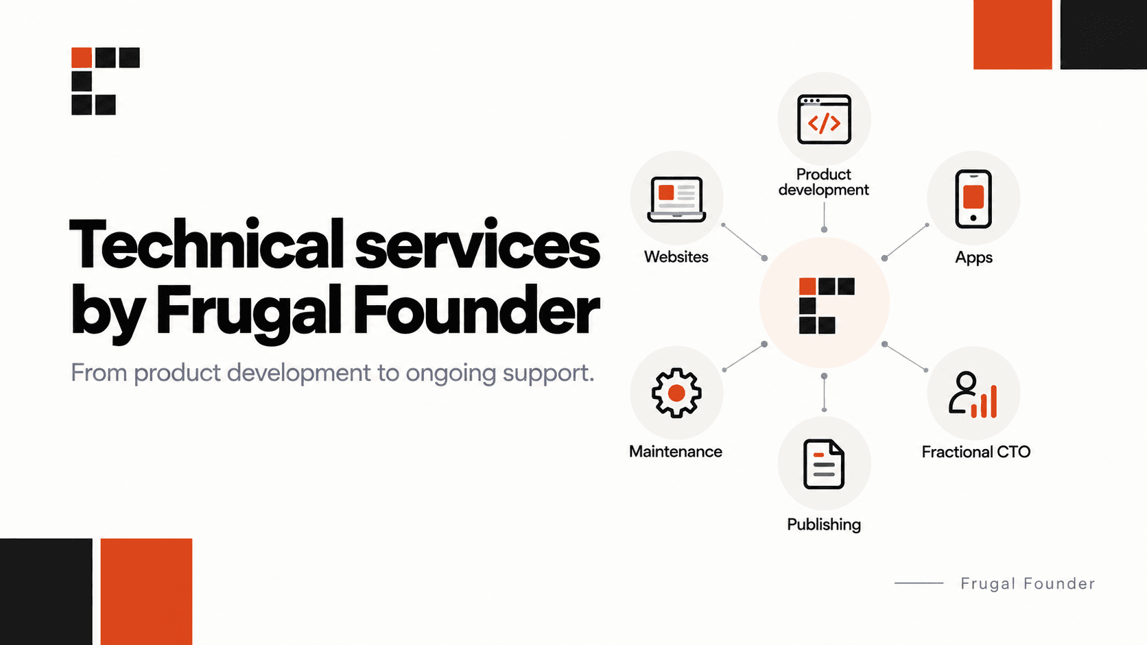 Affordable technical services for startups and growing businesses by Frugal Founder