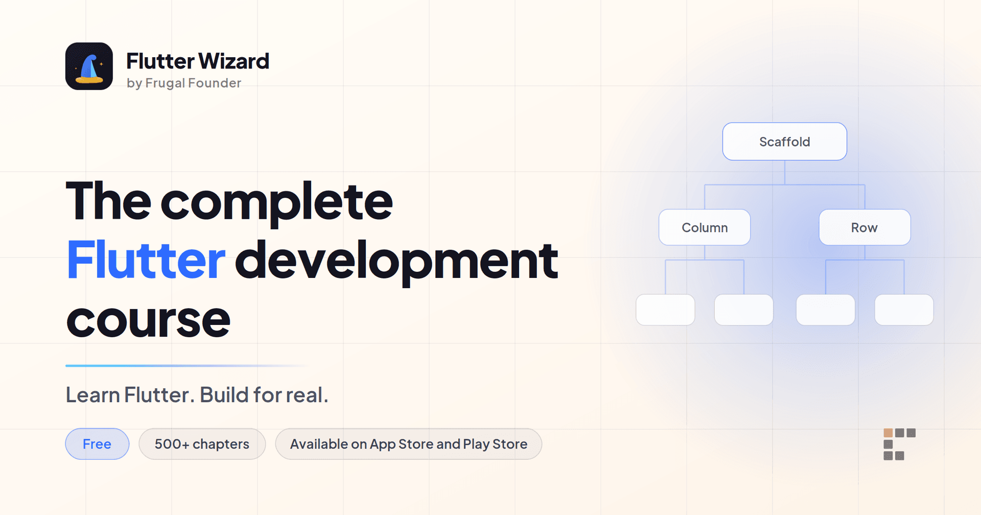 Free and complete Flutter development course. Flutter Wizard available on Play store and App Store